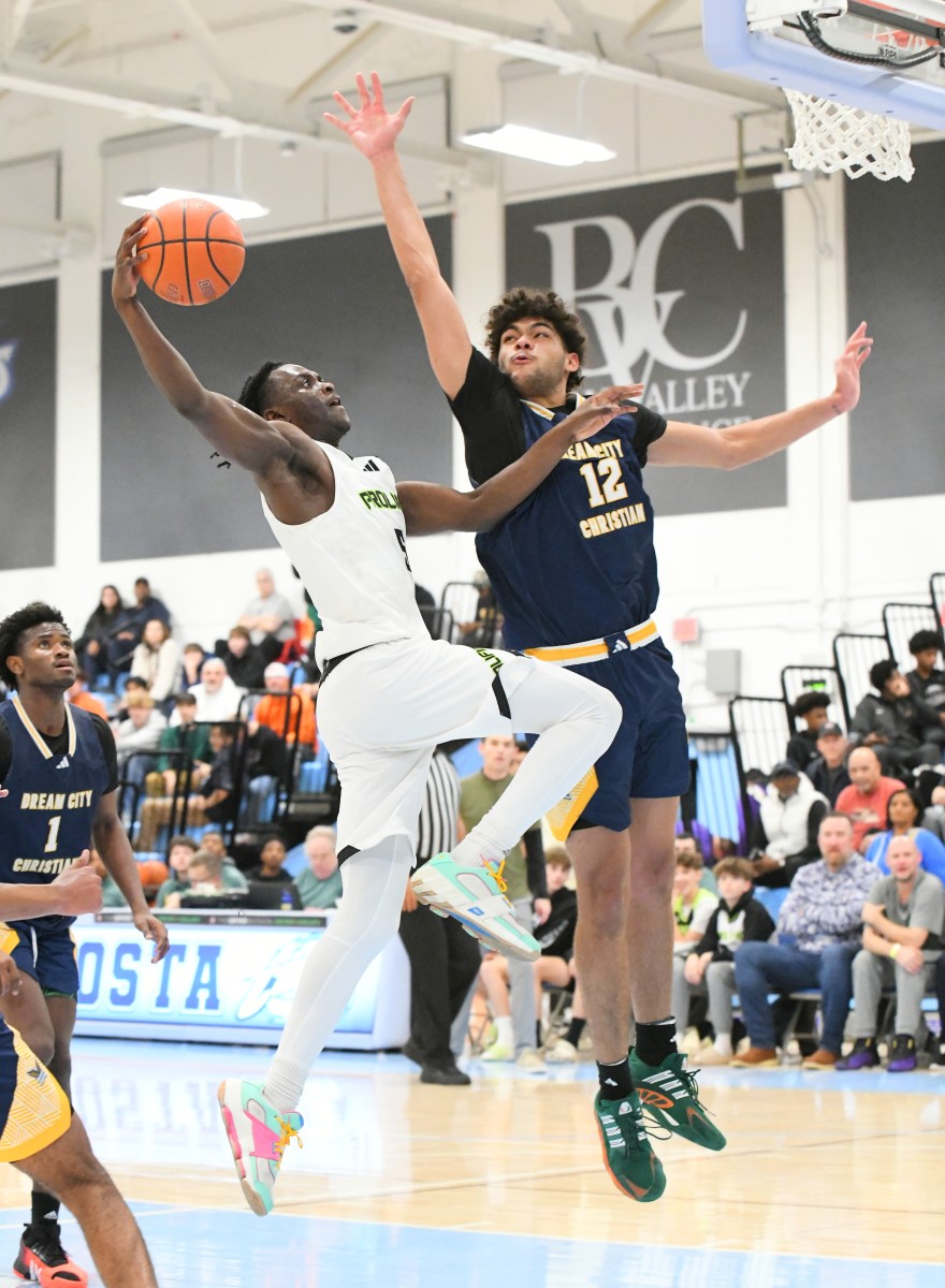 Prolific Prep's Zoom Diallo goes up for two of his 20 points in the second half.  
